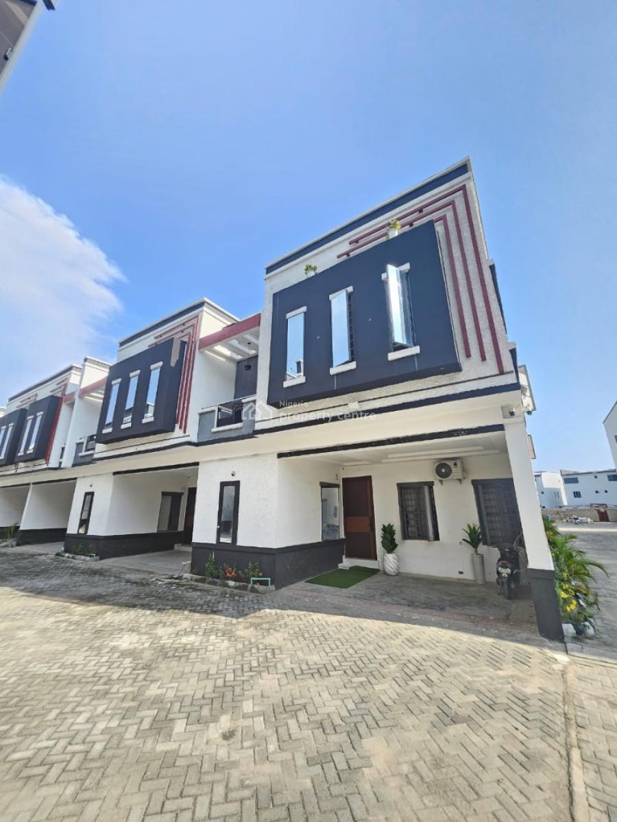 Exquisite 4 Bedroom Terrace Duplex in a Secured Estate, Off Orchid Road, Lekki Phase 2, Lekki, Lagos, Terraced Duplex for Sale
