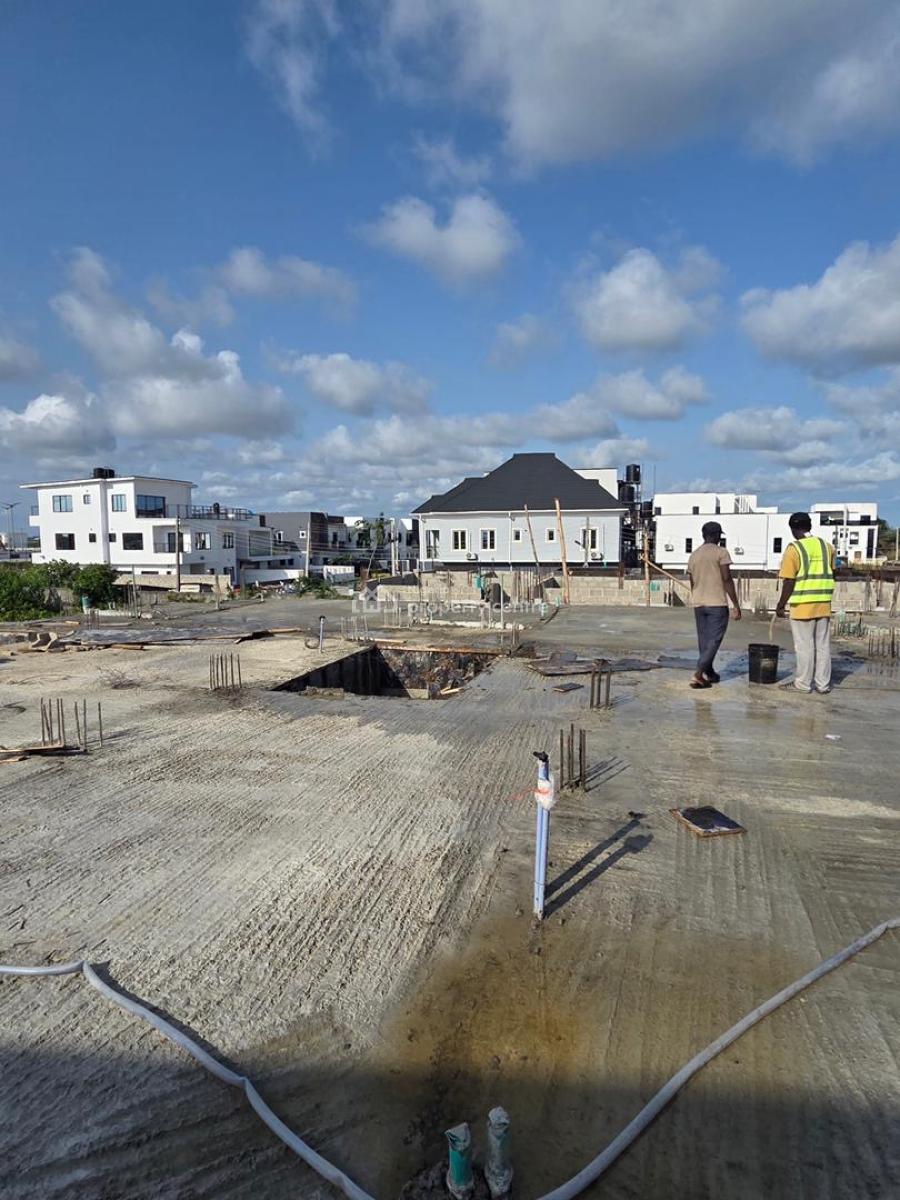 Ultra-luxury 3 Bedroom Terrace Duplex + Studio with Solar &beach View, Lekki Phase 2, Lekki, Lagos, Terraced Duplex for Sale