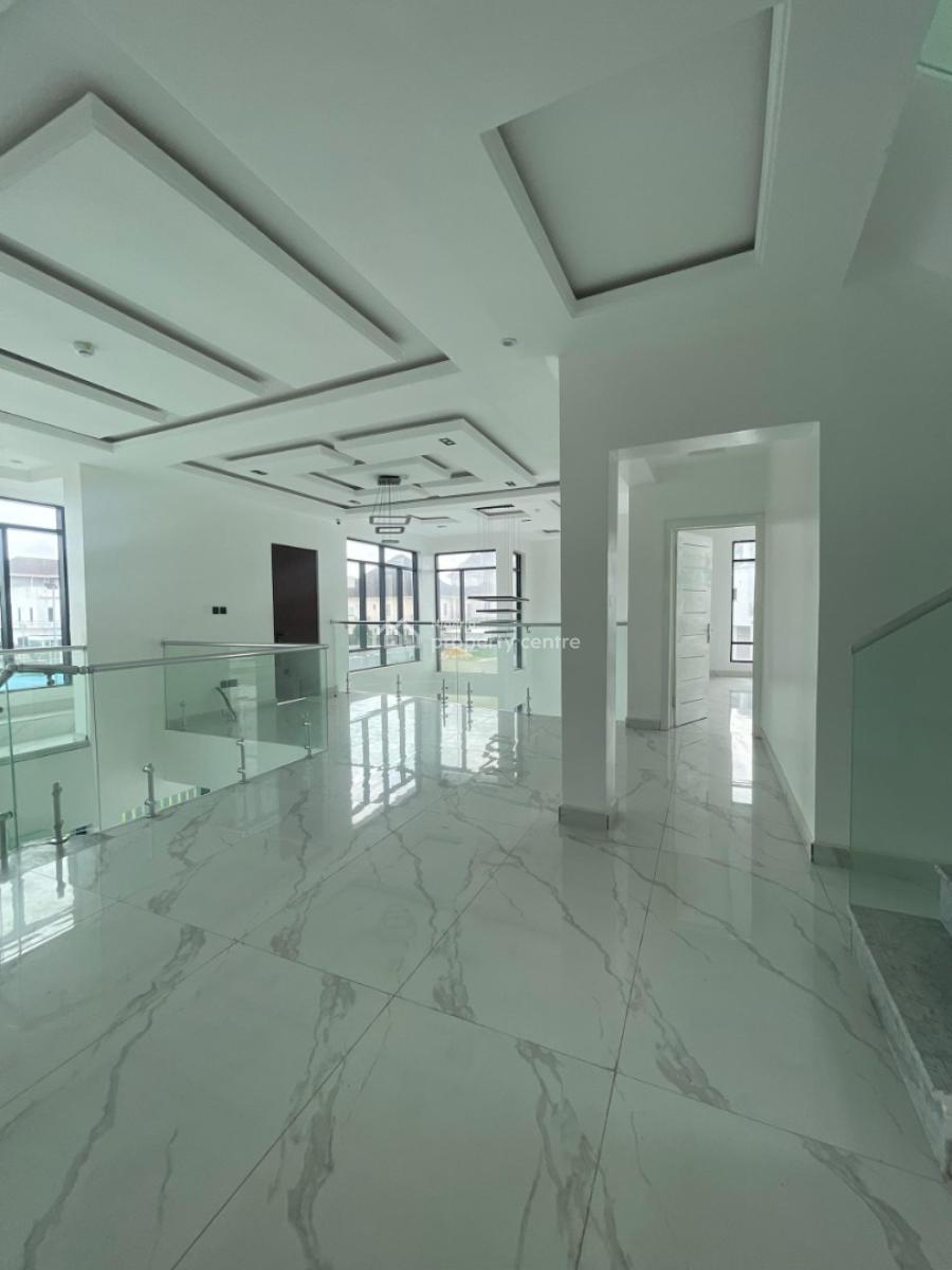 Well Built 5 Bedroom Fully Detached  Duplex with Cinema, Elevator, Ope, Ensuite Rooms • Aesthetic Pop Ceilings •rooftop Terrace  • Spot Lighti, Osapa, Lekki, Lagos, Detached Duplex for Sale