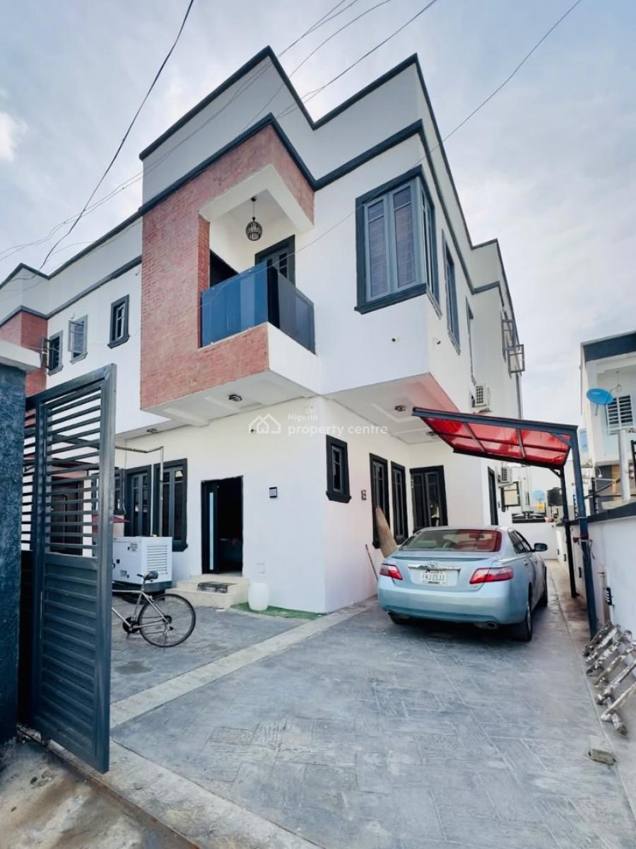 Fully Furnished 4 Bedroom Semi-detached Duplex + Inverter + 30kva Gen, Lekki Palms Estate, Ajah, Lagos, Semi-detached Duplex for Rent