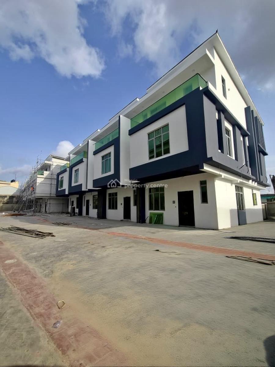 Newly Built Luxurious 4bedroom Terrace Duplex with Bq & Swimming Pool., Maryland, Lagos, Terraced Duplex for Rent
