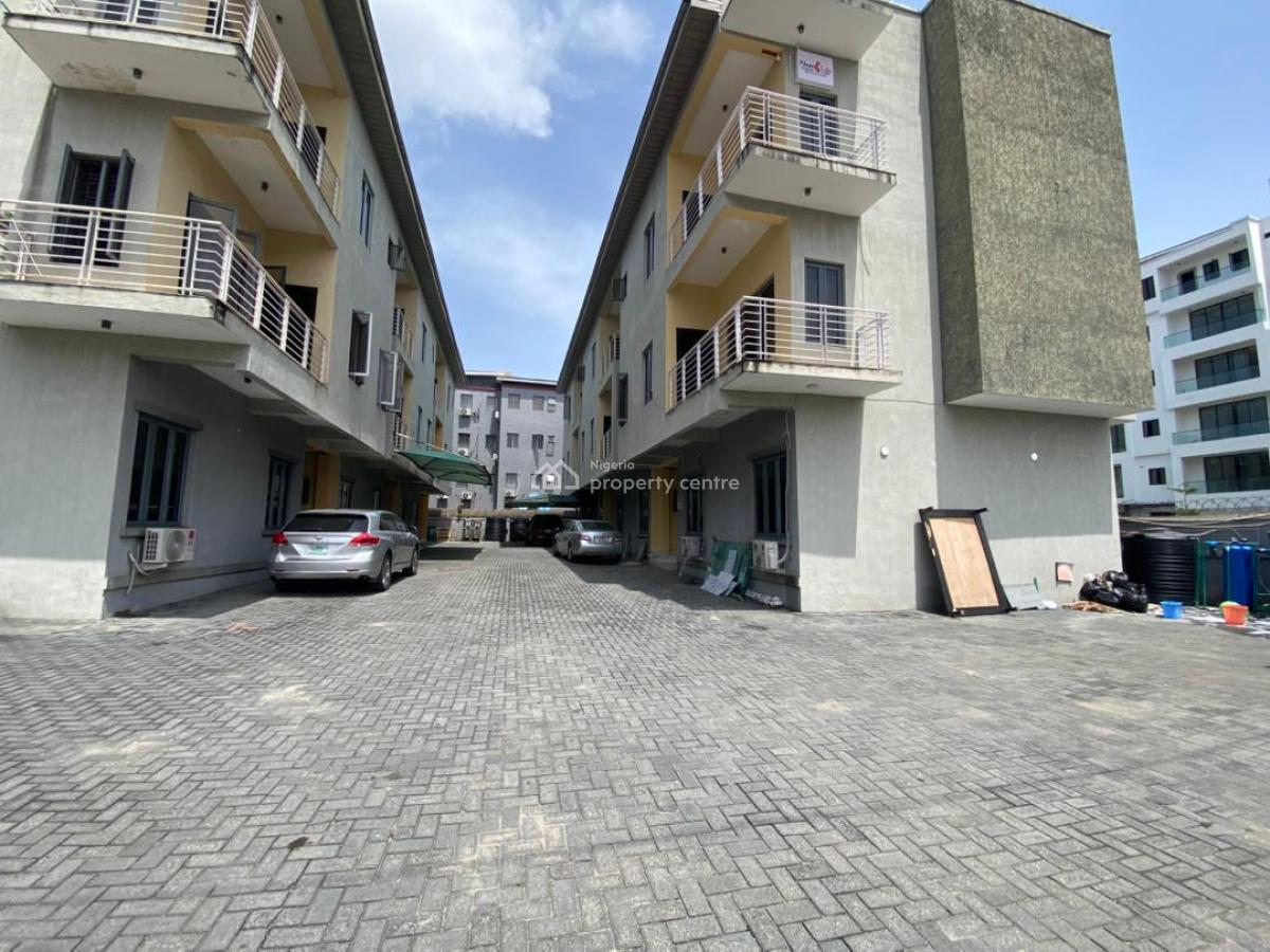4bedroom Terrace Duplex with Bq, Ikate, Lekki, Lagos, Terraced Duplex for Rent