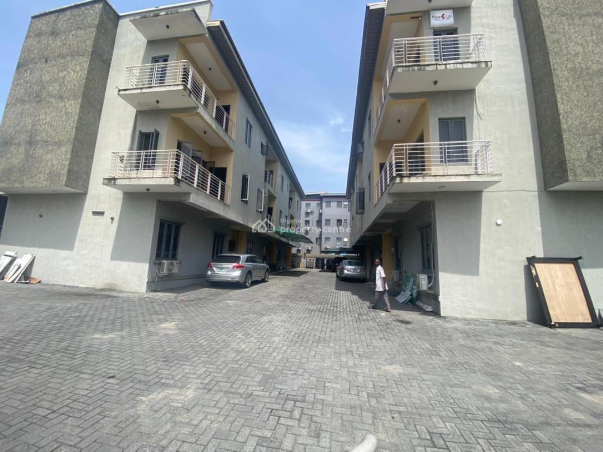 4bedroom Terrace Duplex with Bq, Ikate, Lekki, Lagos, Terraced Duplex for Rent