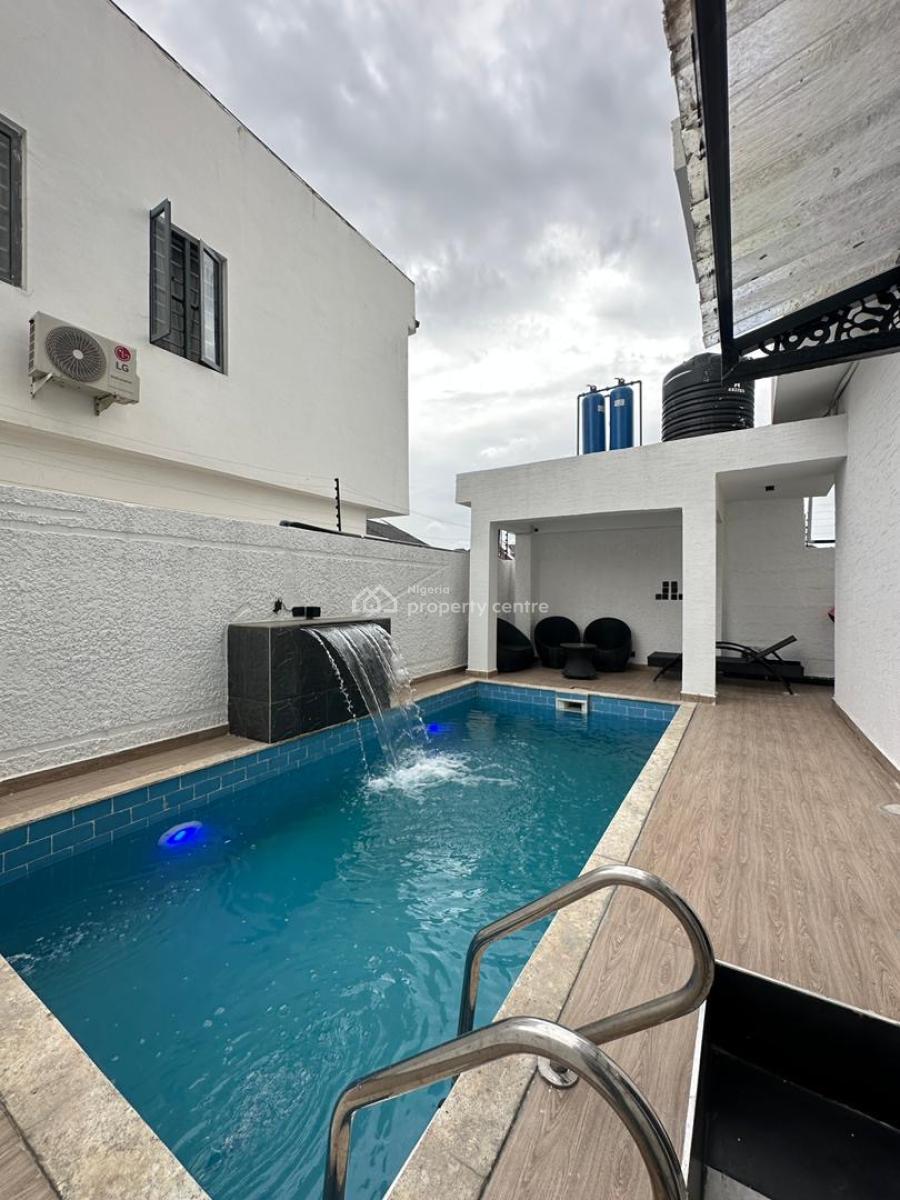 Fully Furnished Spacious 5 Bedroom Fully Detached Duplex with Bq,gym, Ologolo, Lekki, Lagos, Detached Duplex for Sale