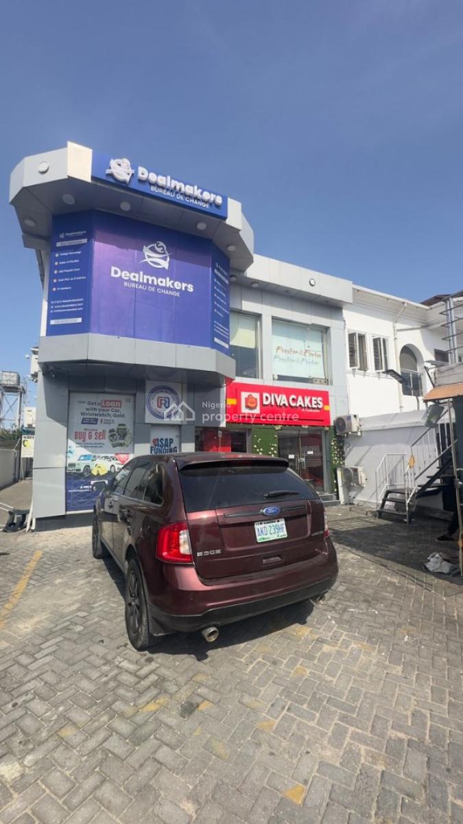 Serviced Commercial 2 Bedroom Flat on a Busy Road, Lekki Phase 1, Lekki, Lagos, Commercial Property for Rent
