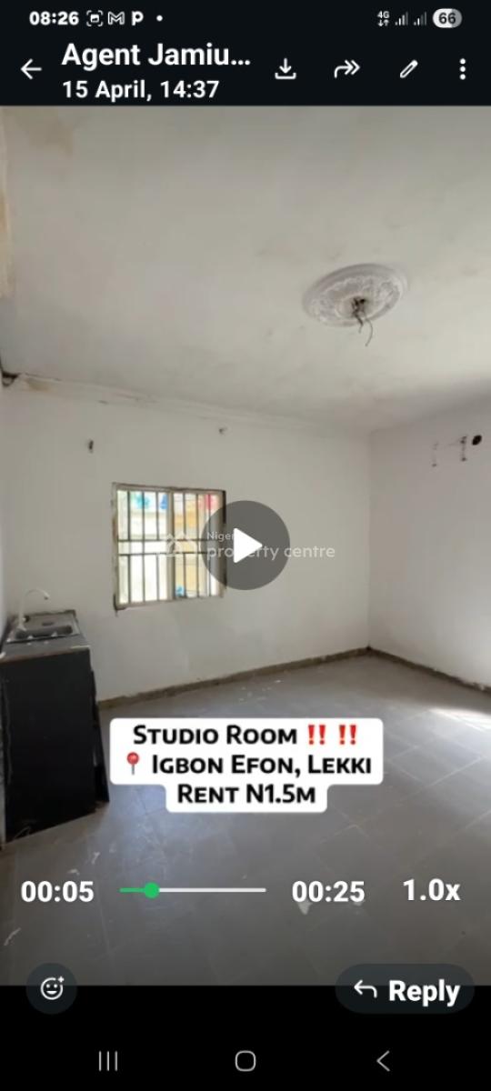 Room Self, Igboefon, Lekki, Lagos, Lekki, Lagos, Self Contain (single Rooms) for Rent