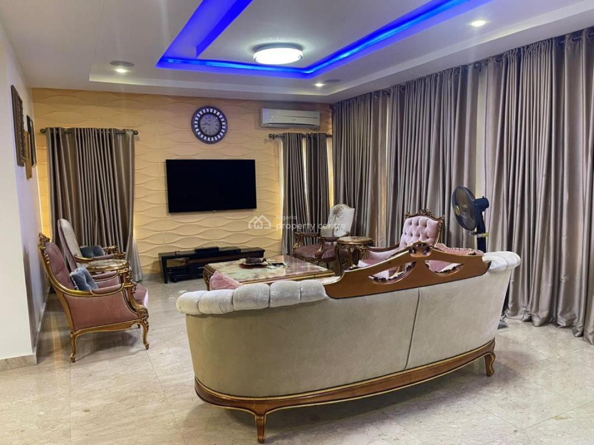 Furnished and Executive 4 Bedroom Duplex with Bq, Cadogan Estate Place, Osapa, Lekki, Lagos, Detached Duplex for Rent