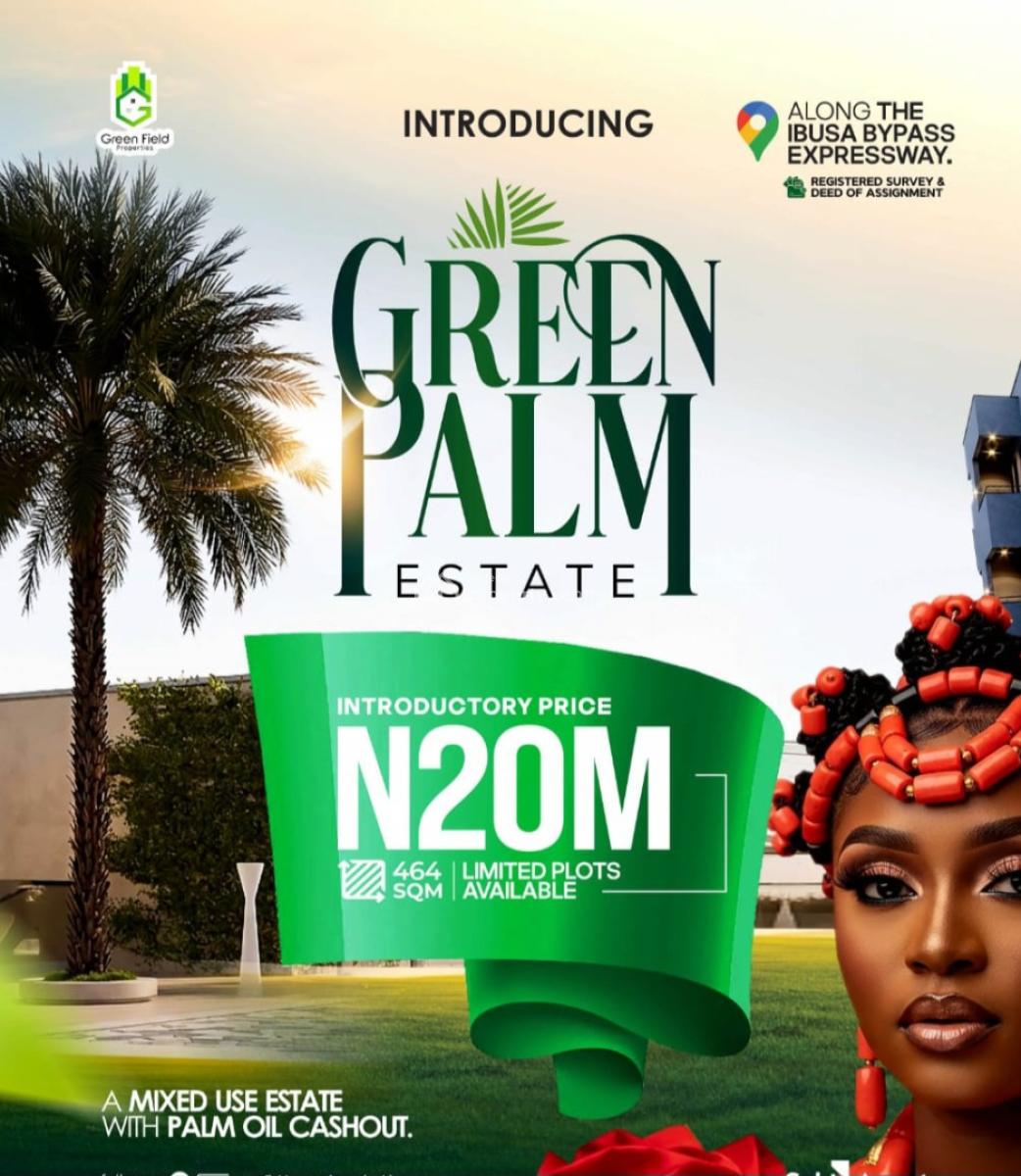 Land, Green Palm Estate Along Asaba Warri Expressway, Asaba, Delta, Mixed-use Land for Sale