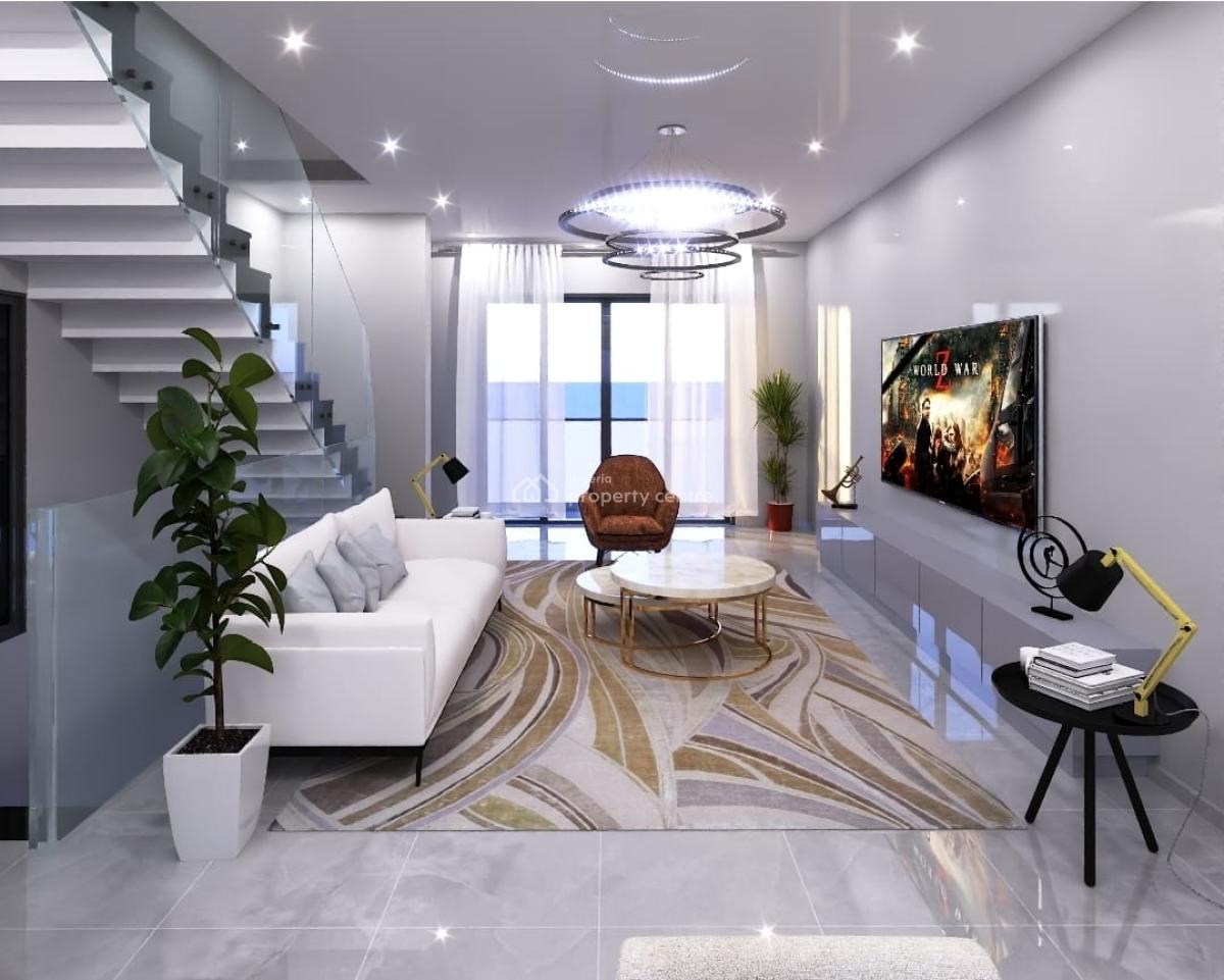 4-bedroom Town-houses with Servant Quarter Each Offplan., Gra, Ogudu, Lagos, House for Sale