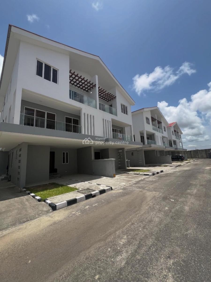 4 Bedroom Semi Detached Duplex with Bq in a Secured Estate, Chevron, Lekki, Lagos, Semi-detached Duplex for Rent