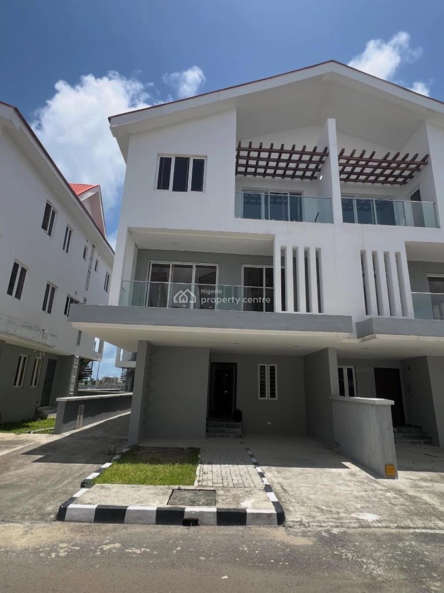 4 Bedroom Semi Detached Duplex with Bq in a Secured Estate, Chevron, Lekki, Lagos, Semi-detached Duplex for Rent