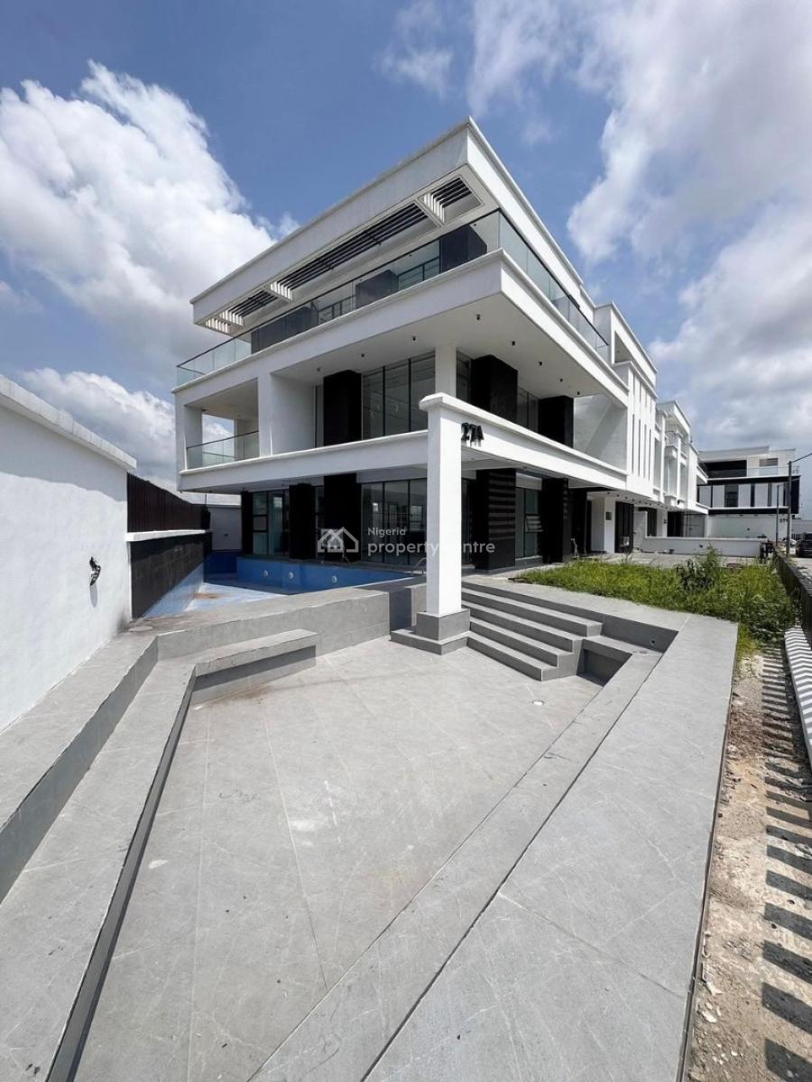 Newly Built 5 Bedrooms Fully Detached House with Bq, Osapa, Lekki, Lagos, Detached Duplex for Sale