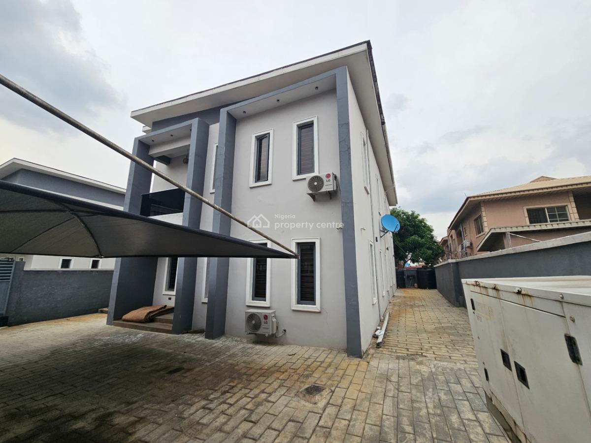 Partly Furnished 4 Bedroom Detached House with a Room Bq, Peace Garden, Gbagada, Lagos, Detached Duplex for Rent