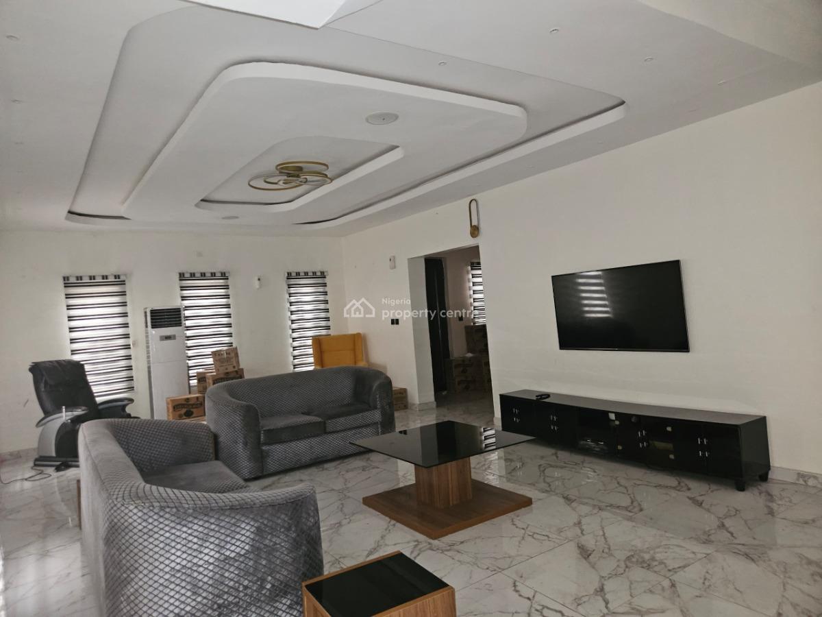 Partly Furnished 4 Bedroom Detached House with a Room Bq, Peace Garden, Gbagada, Lagos, Detached Duplex for Rent