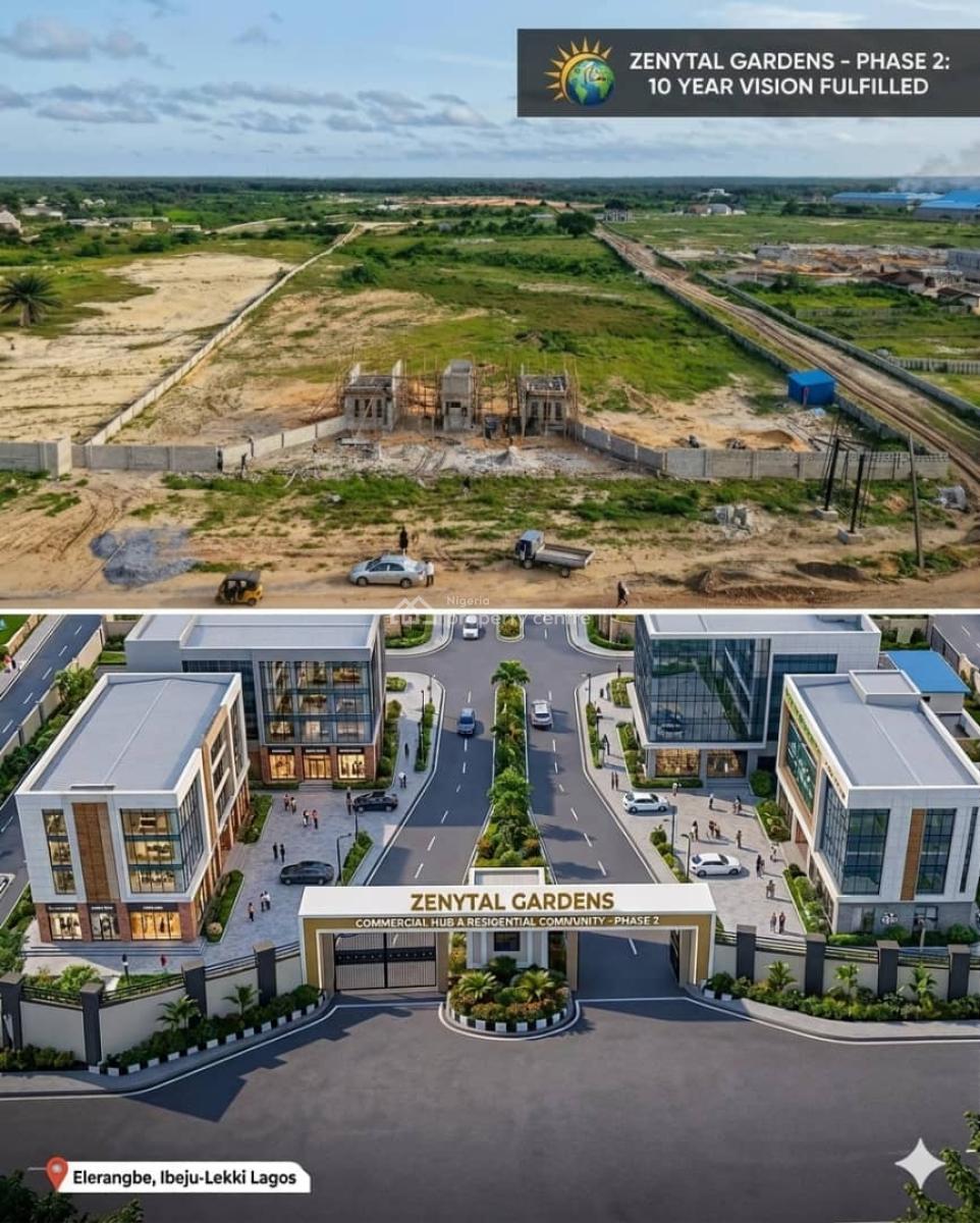 Affordable Residential Plots in a Serene and Fast-growing Estate, Zenytal Gardens Phase Ii, Eleranigbe, Ibeju Lekki, Lagos, Residential Land for Sale