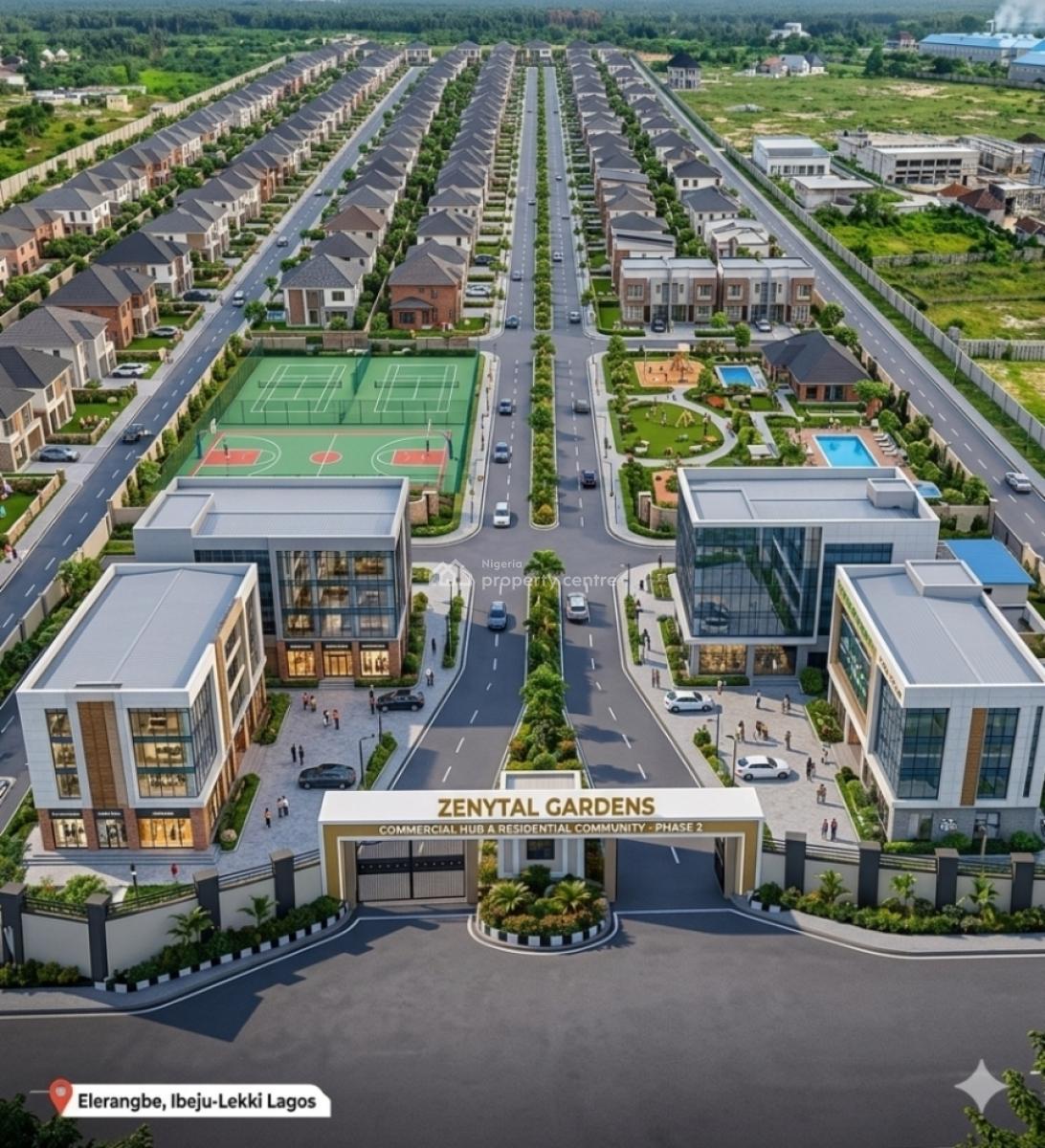 Affordable Residential Plots in a Serene and Fast-growing Estate, Zenytal Gardens Phase Ii, Eleranigbe, Ibeju Lekki, Lagos, Residential Land for Sale
