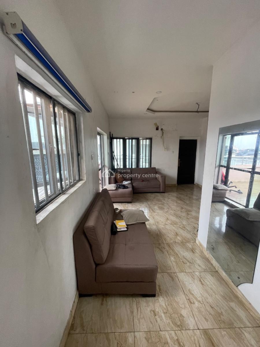 Spacious One Bedroom Penthouse on The 3rd Floor Video Available, Salem Back of Elevation Church, Ikate, Lekki, Lagos, Flat / Apartment for Rent