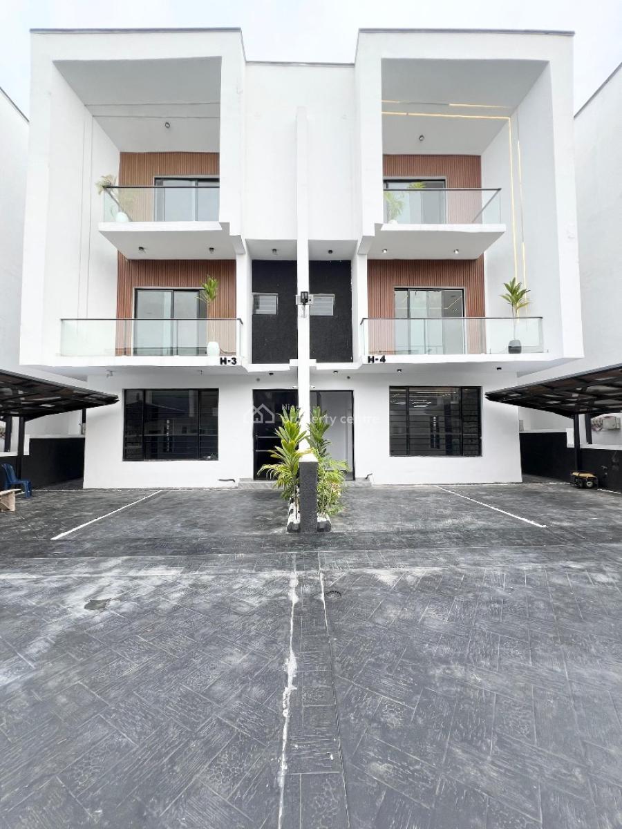 4 Bedroom Semi-detached Duplex with Private Pool & Bq, Located in a Prestigious and Secure Area., Lekki, Lagos, Detached Duplex for Sale