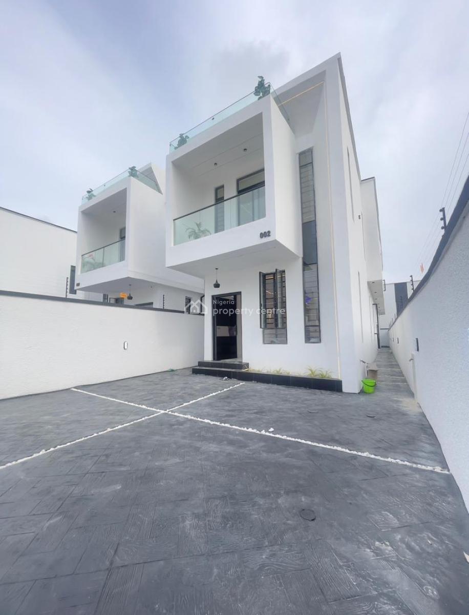 Aesthetically Detailed 5bedroom Fully Detached Duplex, Sangotedo, Ajah, Lagos, Detached Duplex for Sale
