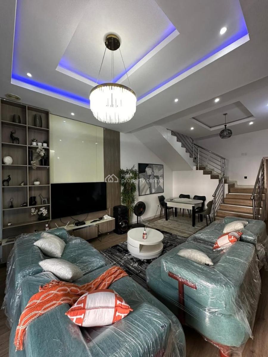Fully Furnished 4 Bedrooms Semi - Detached Duplex, Ajah, Lagos, Semi-detached Duplex for Rent