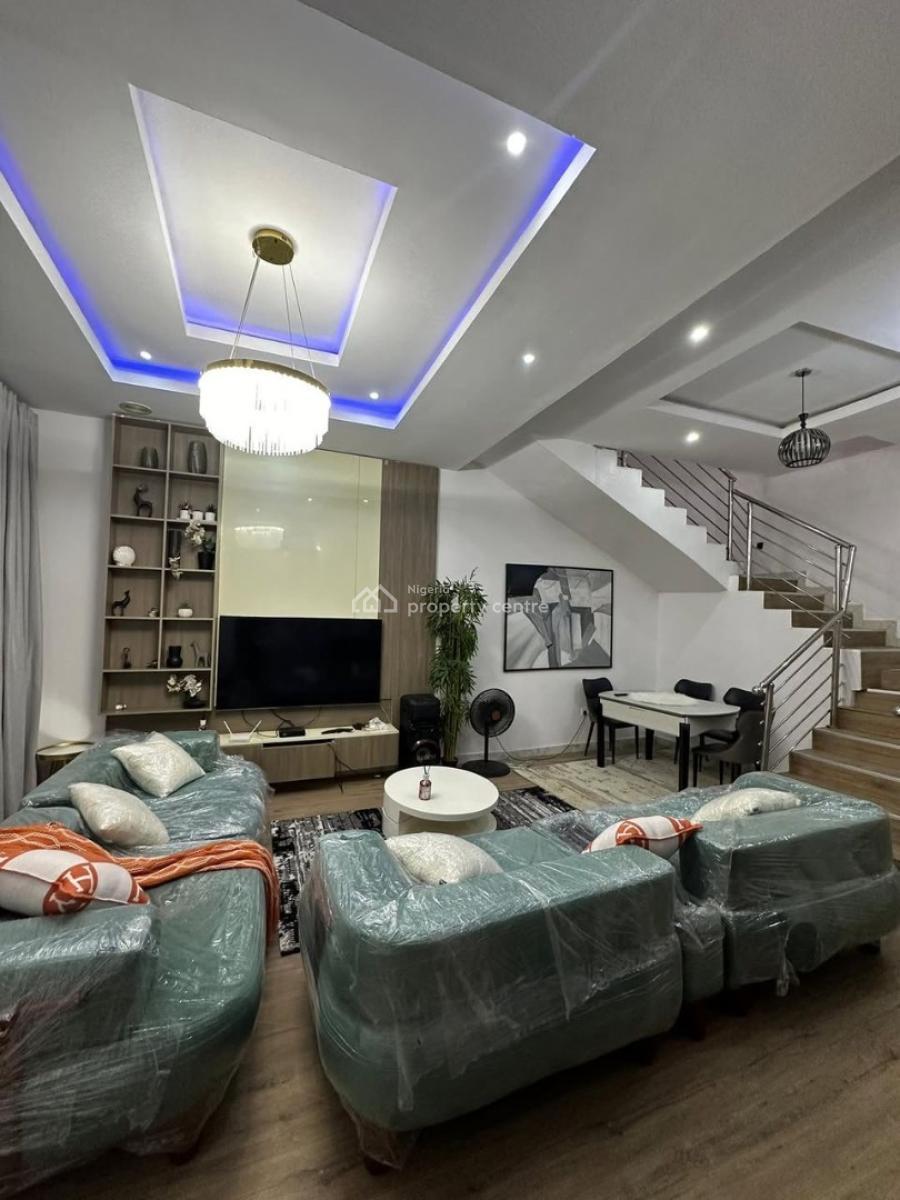 Fully Furnished 4 Bedrooms Semi - Detached Duplex, Ajah, Lagos, Semi-detached Duplex for Rent