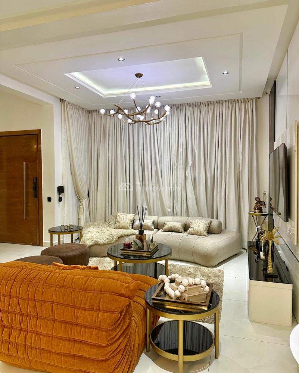 4 Bedroom Fully Serviced Terrace Apartment with Swimming Pool and Gym, Ologolo, Lekki, Lagos, Terraced Duplex for Sale