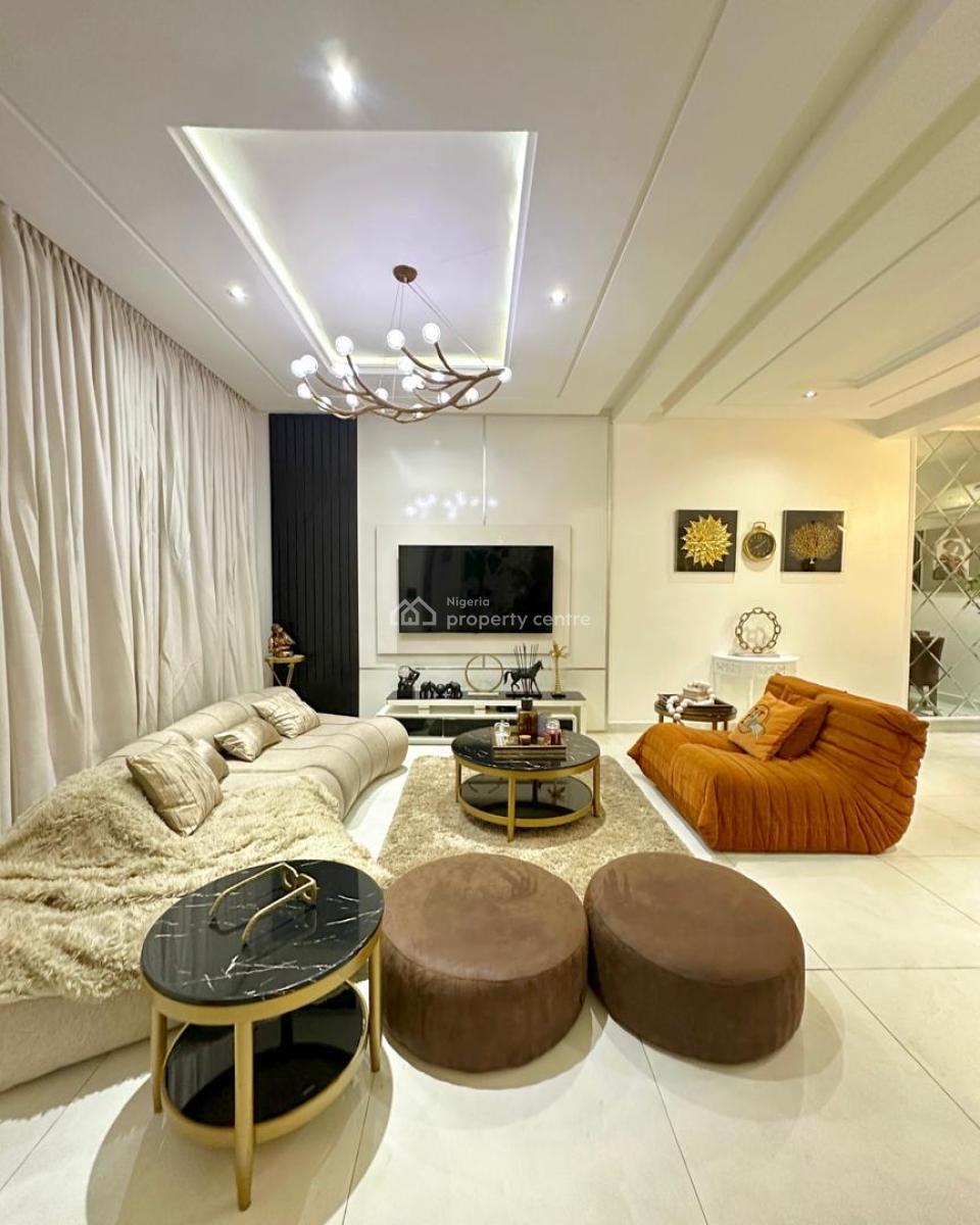 4 Bedroom Fully Serviced Terrace Apartment with Swimming Pool and Gym, Ologolo, Lekki, Lagos, Terraced Duplex for Sale