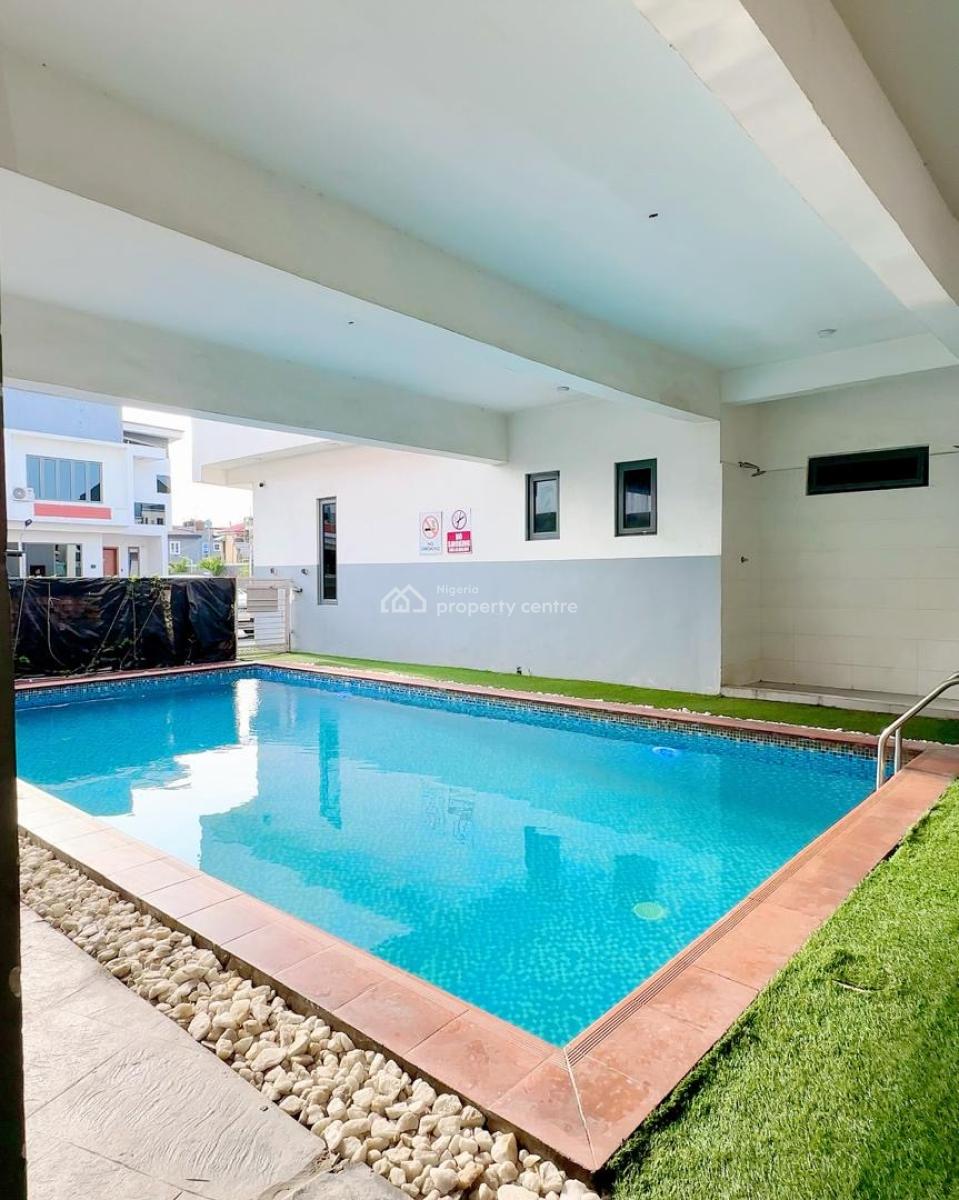 4 Bedroom Fully Serviced Terrace Apartment with Swimming Pool and Gym, Ologolo, Lekki, Lagos, Terraced Duplex for Sale