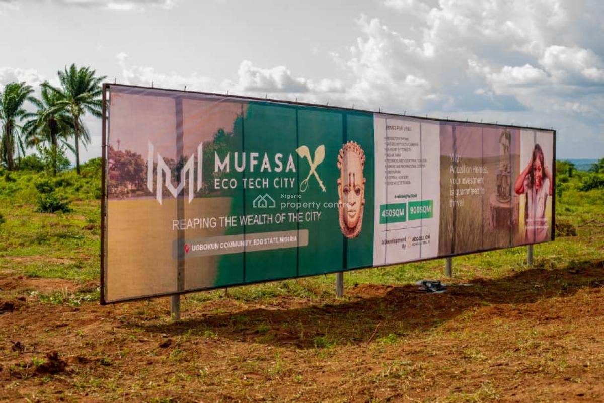 Residential and Commercial Plots in a Modern Eco-smart Estate, Mufasa Eco Tech City / Ugbokun Community, Ikpoba Okha, Edo, Mixed-use Land for Sale
