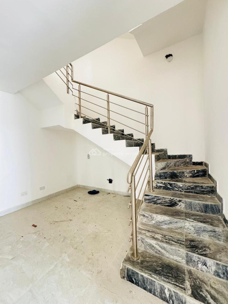 Newly Built 4 Bedroom Serviced Semi Detached House with Bq, Chevron, Lekki, Lagos, Semi-detached Duplex for Rent
