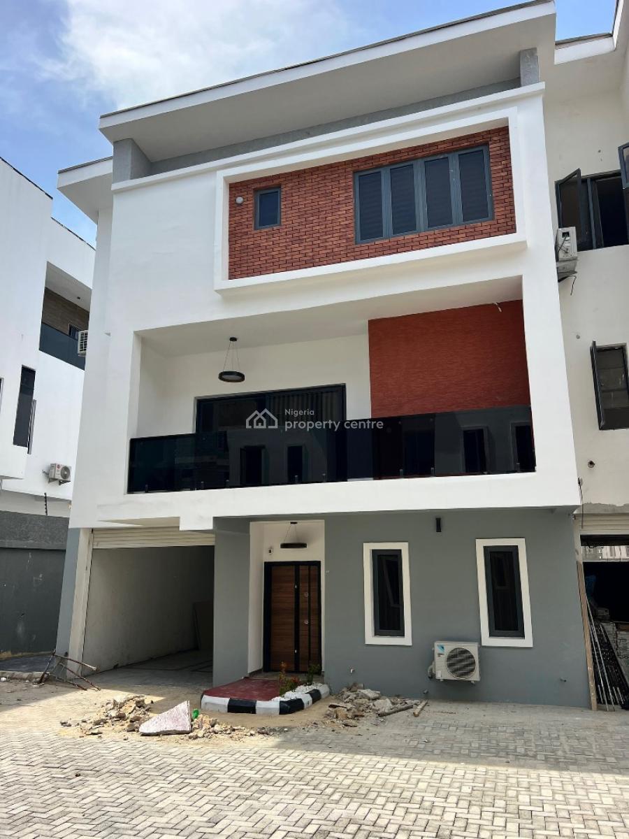 Contemporary 4 Bedroom Terrace Duplex with Ante Room, Garage, Varanda, Lekki Phase 1, Lekki, Lagos, Terraced Duplex for Sale