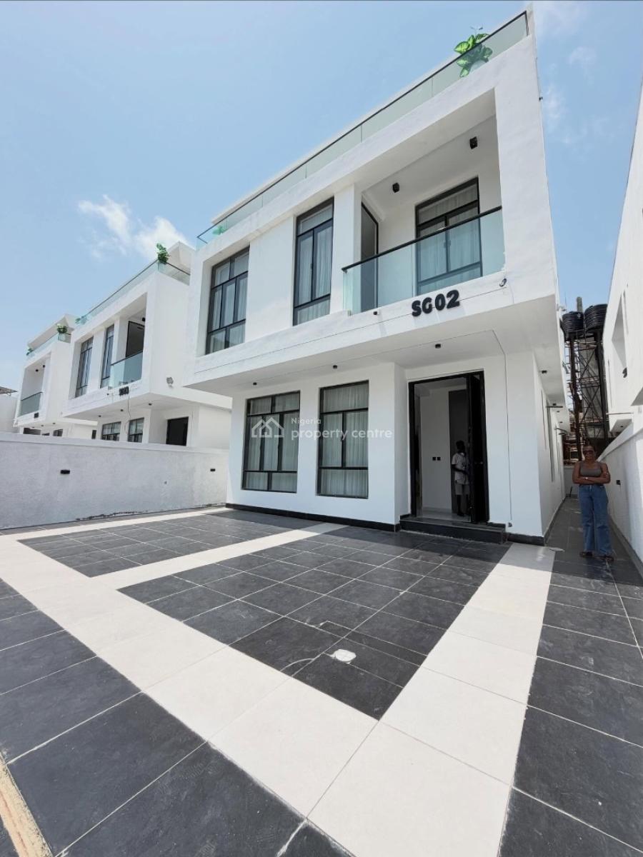 Contemporary 5 Bedroom Detached Duplex with Swimming Pool and Bq, Chevron, Lekki, Lagos, Detached Duplex for Sale