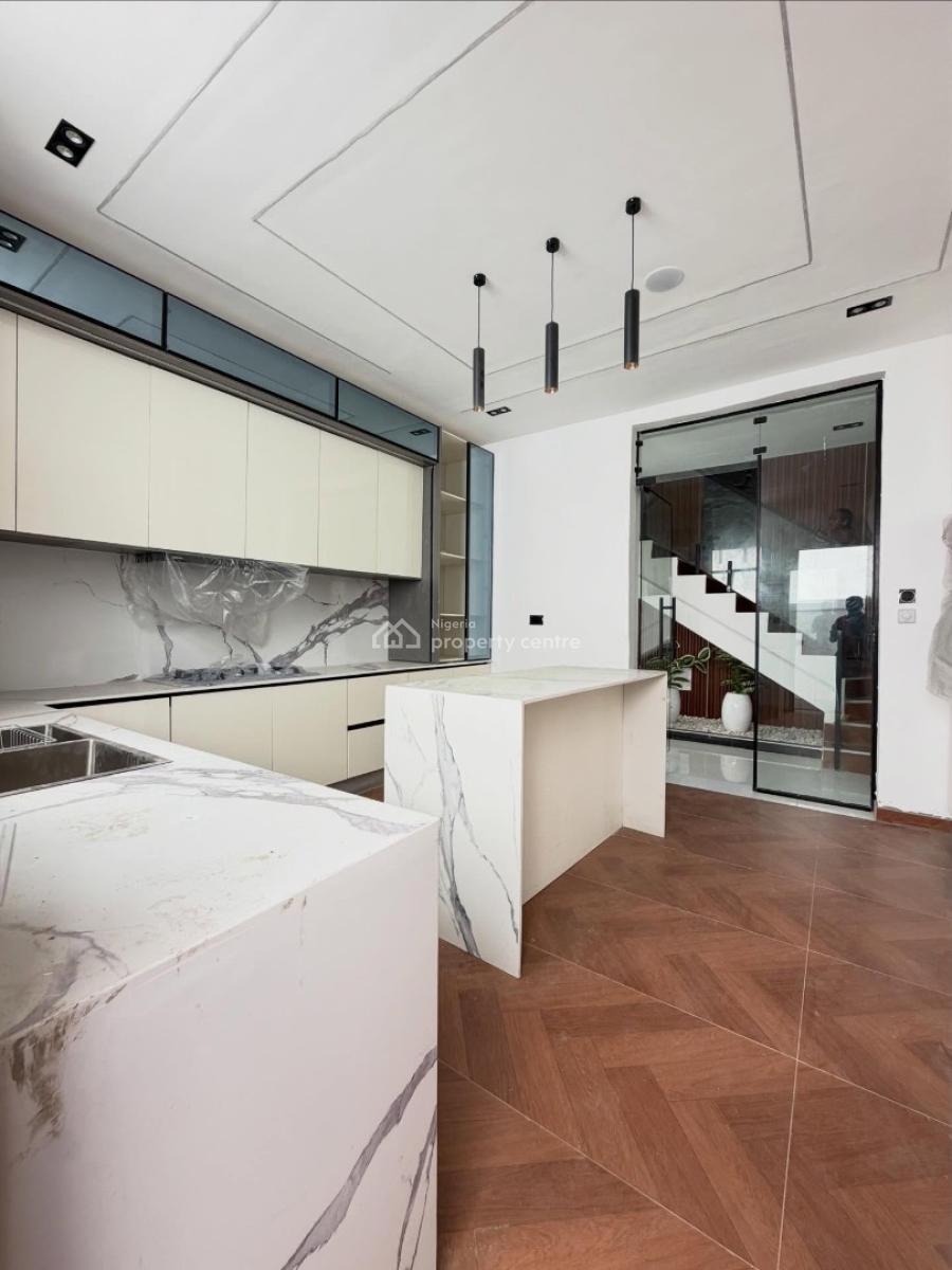 Contemporary 5 Bedroom Detached Duplex with Swimming Pool and Bq, Chevron, Lekki, Lagos, Detached Duplex for Sale