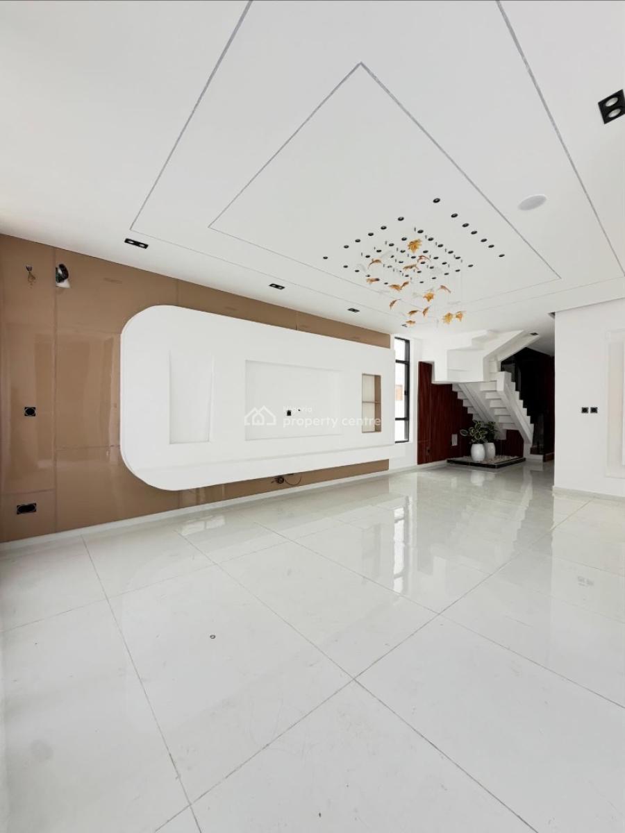 Contemporary 5 Bedroom Detached Duplex with Swimming Pool and Bq, Chevron, Lekki, Lagos, Detached Duplex for Sale