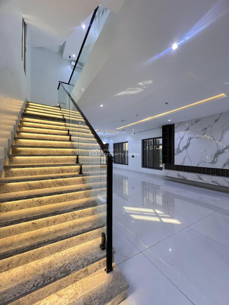 Elegantly Built 5 Bedroom Fully Automated Detached with Pool, Gym,, Lekki Phase 1, Lekki, Lagos, Detached Duplex for Sale