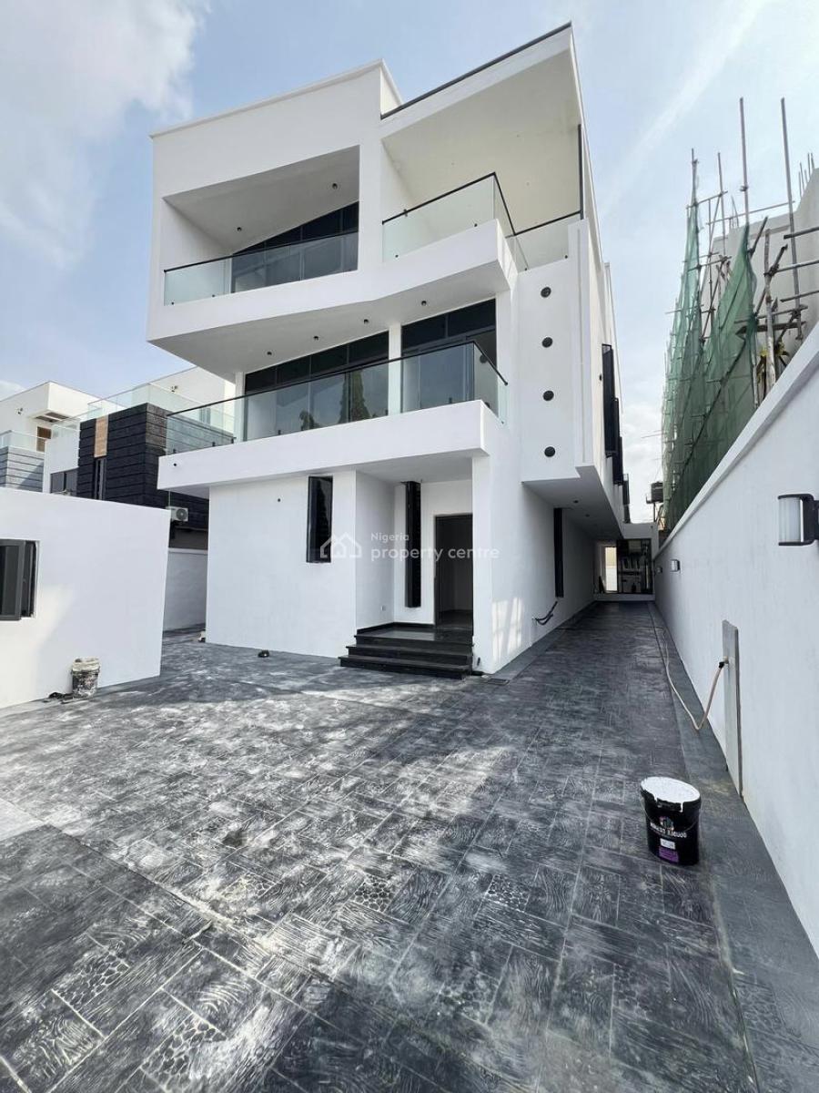 Newly Built 5 Bedroom Detached with Private Cinema, Pool, Bq, Roof Top, Lekki Phase 1, Lekki, Lagos, Detached Duplex for Sale