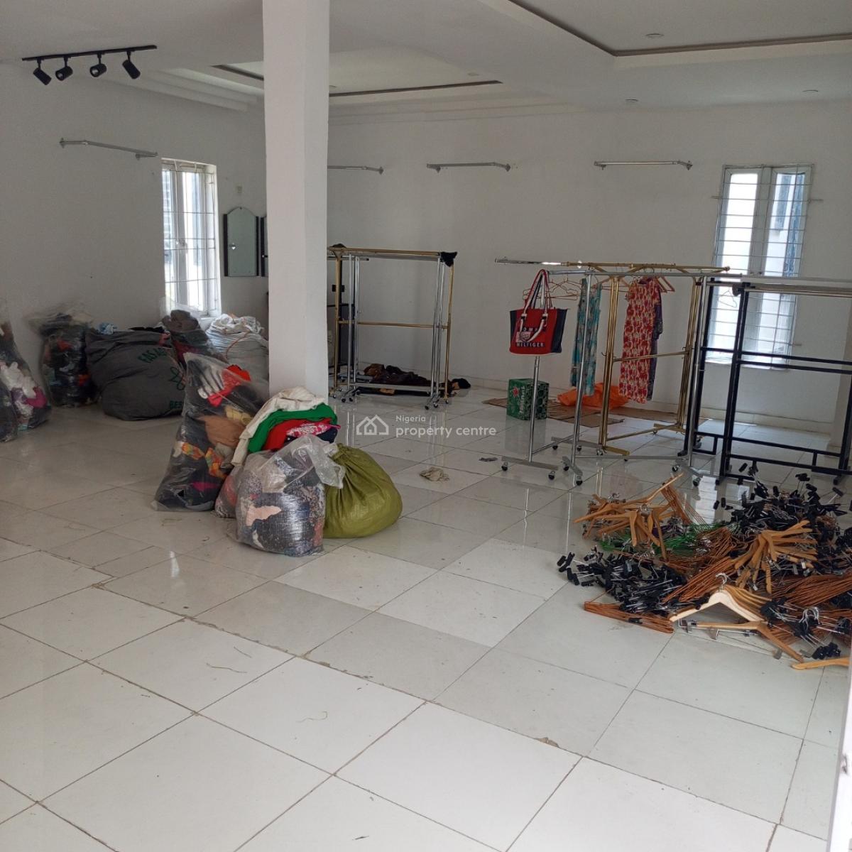 Prime and Standard 90sqm Commercial Space, Agungi Road, Agungi, Lekki, Lagos, Shop for Rent