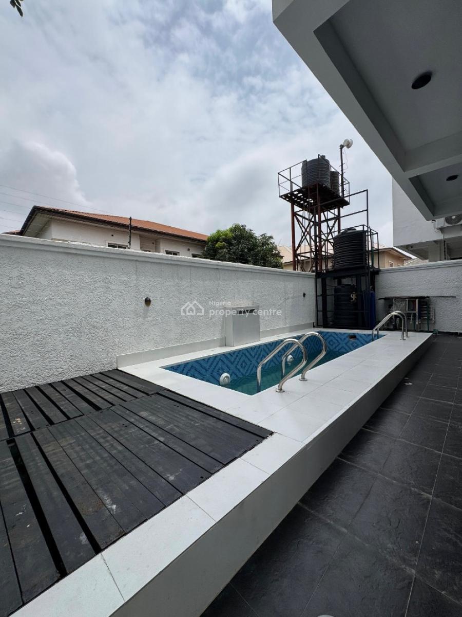 Modern 4 Bedrooms Fully Detached with En-suite Rooms, Pool, Bq, Lekki Phase 1, Lekki, Lagos, Detached Duplex for Sale