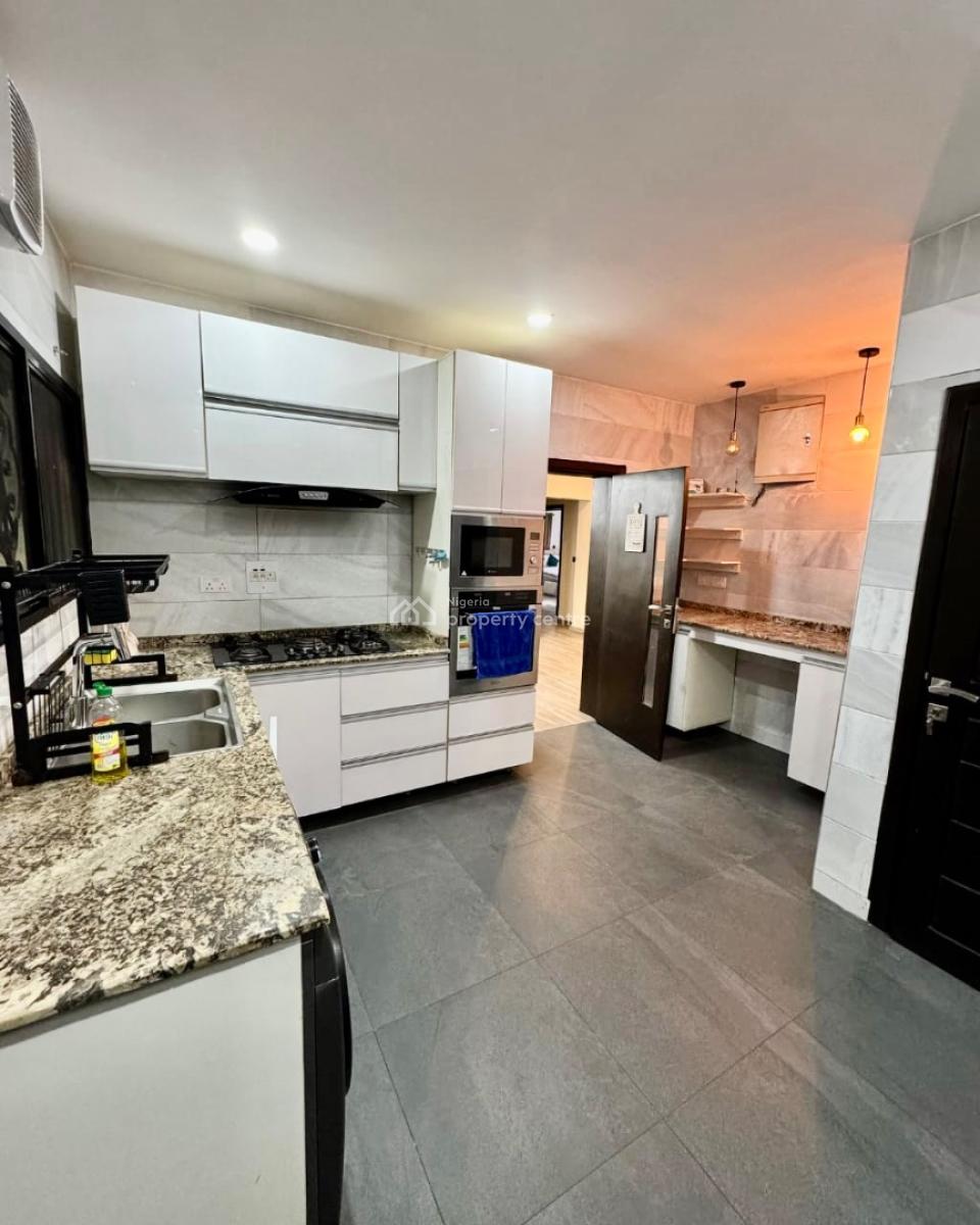 Beautifully Furnished 3 Bedroom Apartment with Inverter, Bq & Pool, Ikate, Lekki, Lagos, Flat / Apartment for Rent