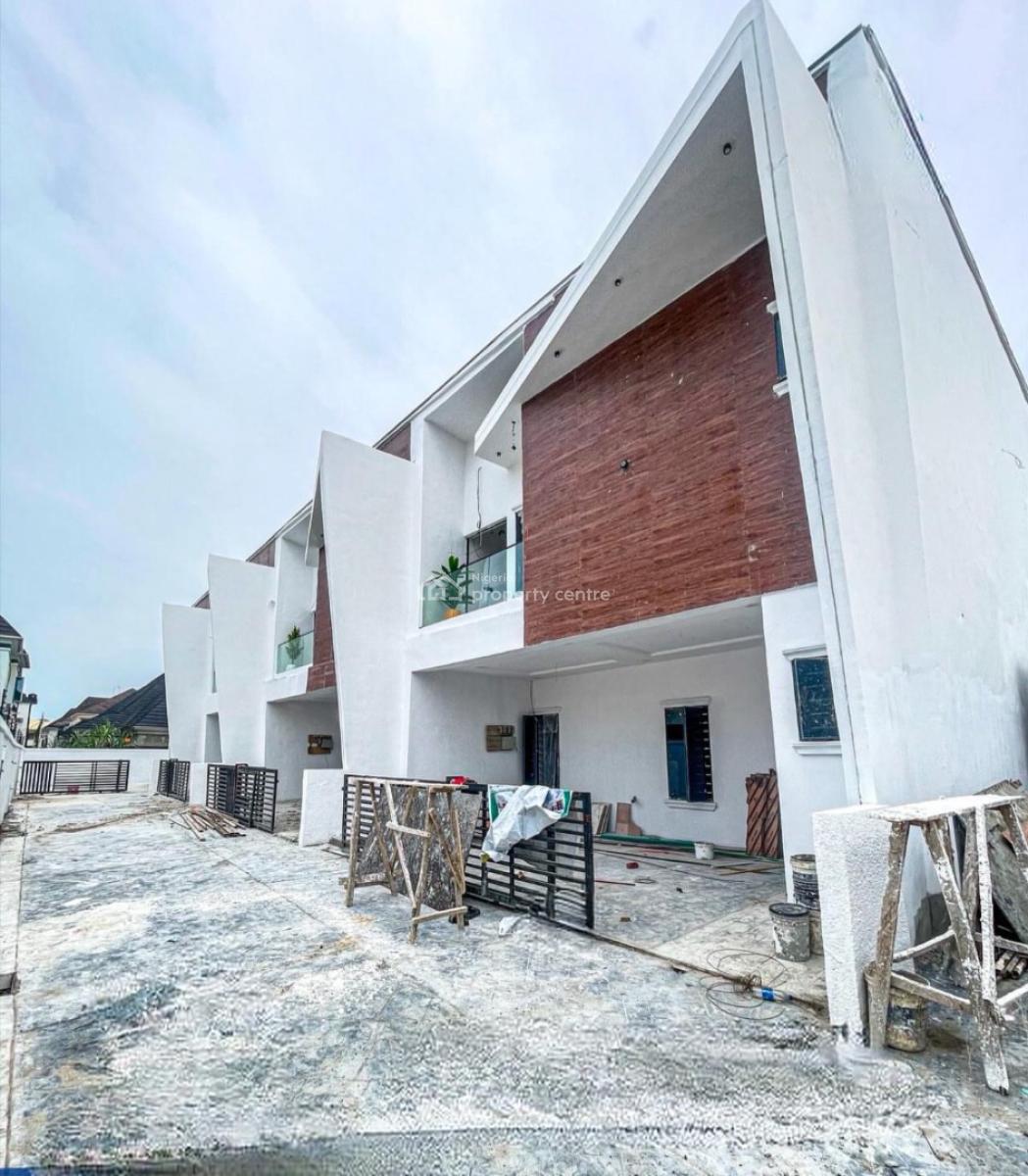 Newly Built Tastefully 4 Bedroom Self Compound Terrace Duplex, Ajah, Lagos, Terraced Duplex for Sale