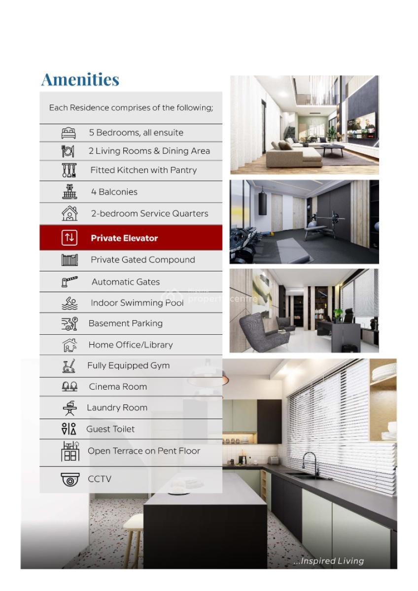 Luxurious 5 Bedroom Detached House, Katampe Extension, Katampe, Abuja, Detached Duplex for Sale