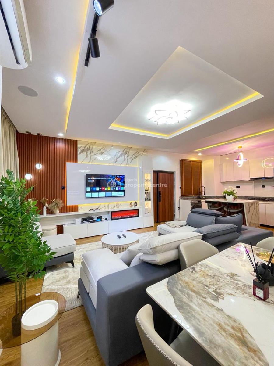 Fully Furnished 2bedroom Apartment with Pool,balcony, Off Nicon Town Estate, Ikate, Lekki, Lagos, Flat / Apartment for Rent