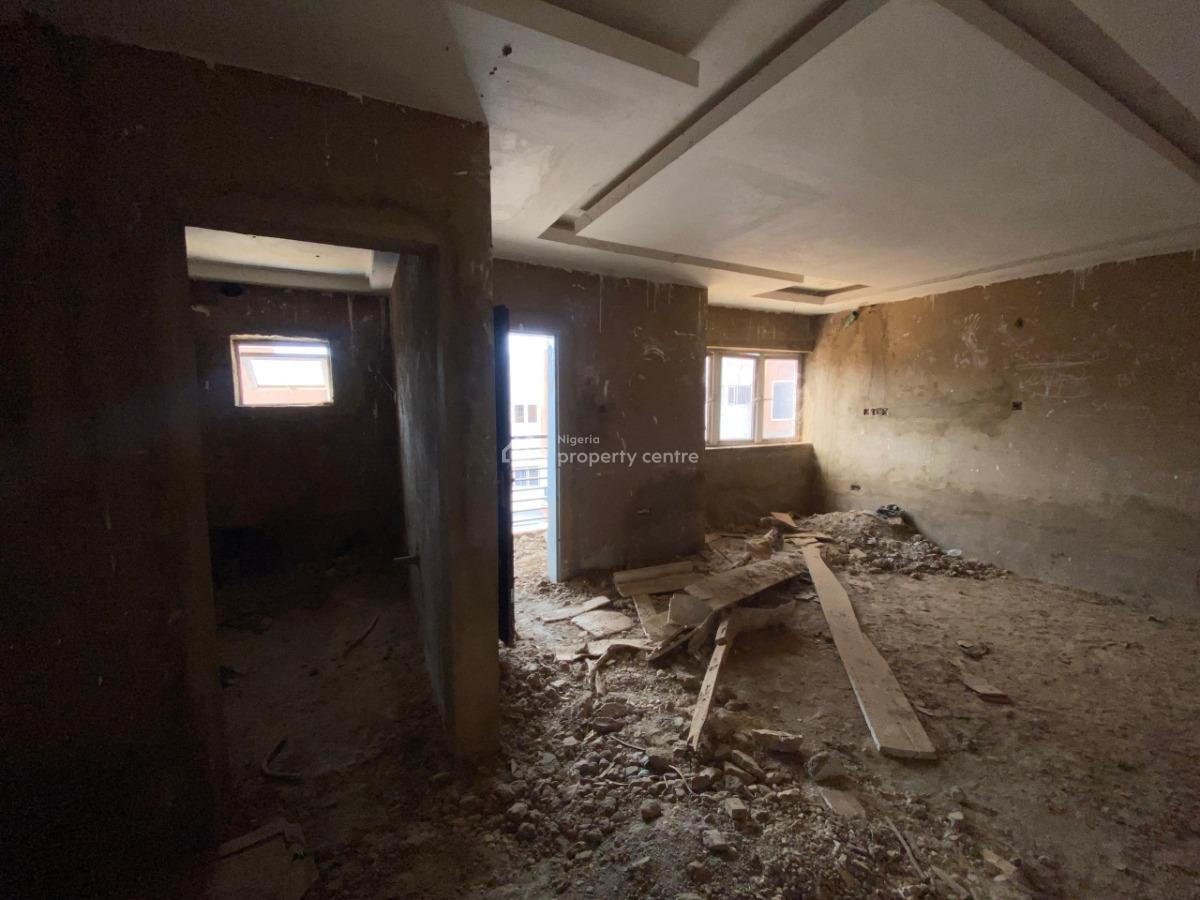4 Bedroom Terrace Duplex with Bq (semi-finished), Wuye, Abuja, Terraced Duplex for Sale