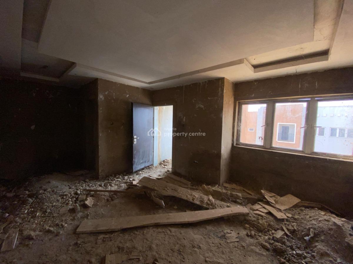 4 Bedroom Terrace Duplex with Bq (semi-finished), Wuye, Abuja, Terraced Duplex for Sale