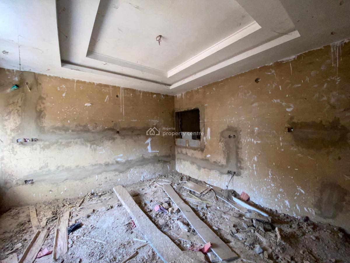 4 Bedroom Terrace Duplex with Bq (semi-finished), Wuye, Abuja, Terraced Duplex for Sale