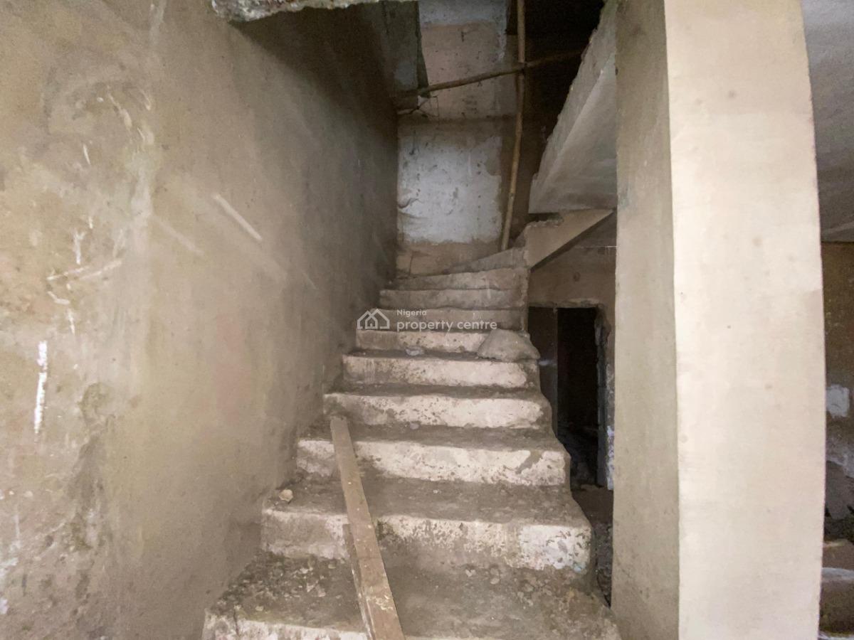 4 Bedroom Terrace Duplex with Bq (semi-finished), Wuye, Abuja, Terraced Duplex for Sale