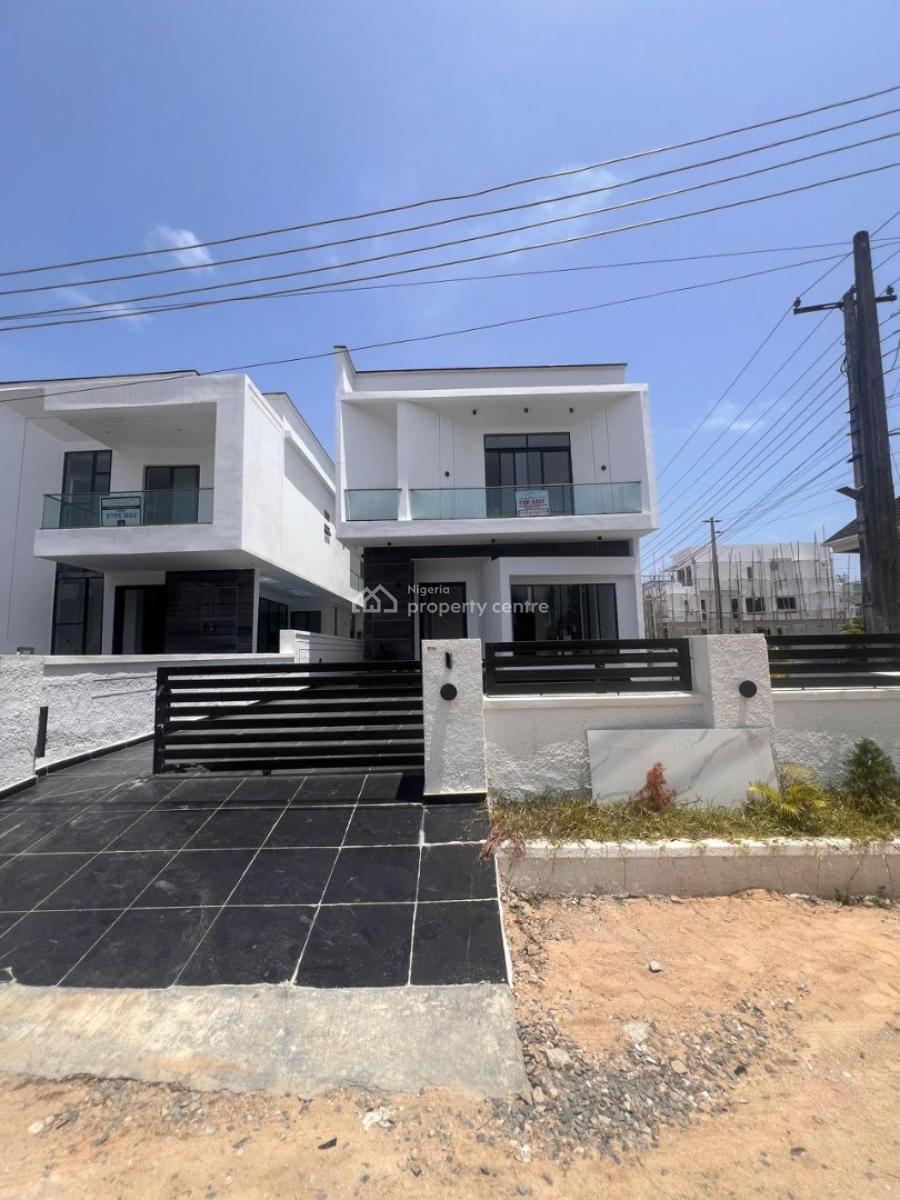 Magnificent 5 Bedroom Detached Duplex with Bq & Swimming Pool, in a Secured and Call to Access Estate in Lekki County, Megamound, Lekki, Lagos, Detached Duplex for Sale