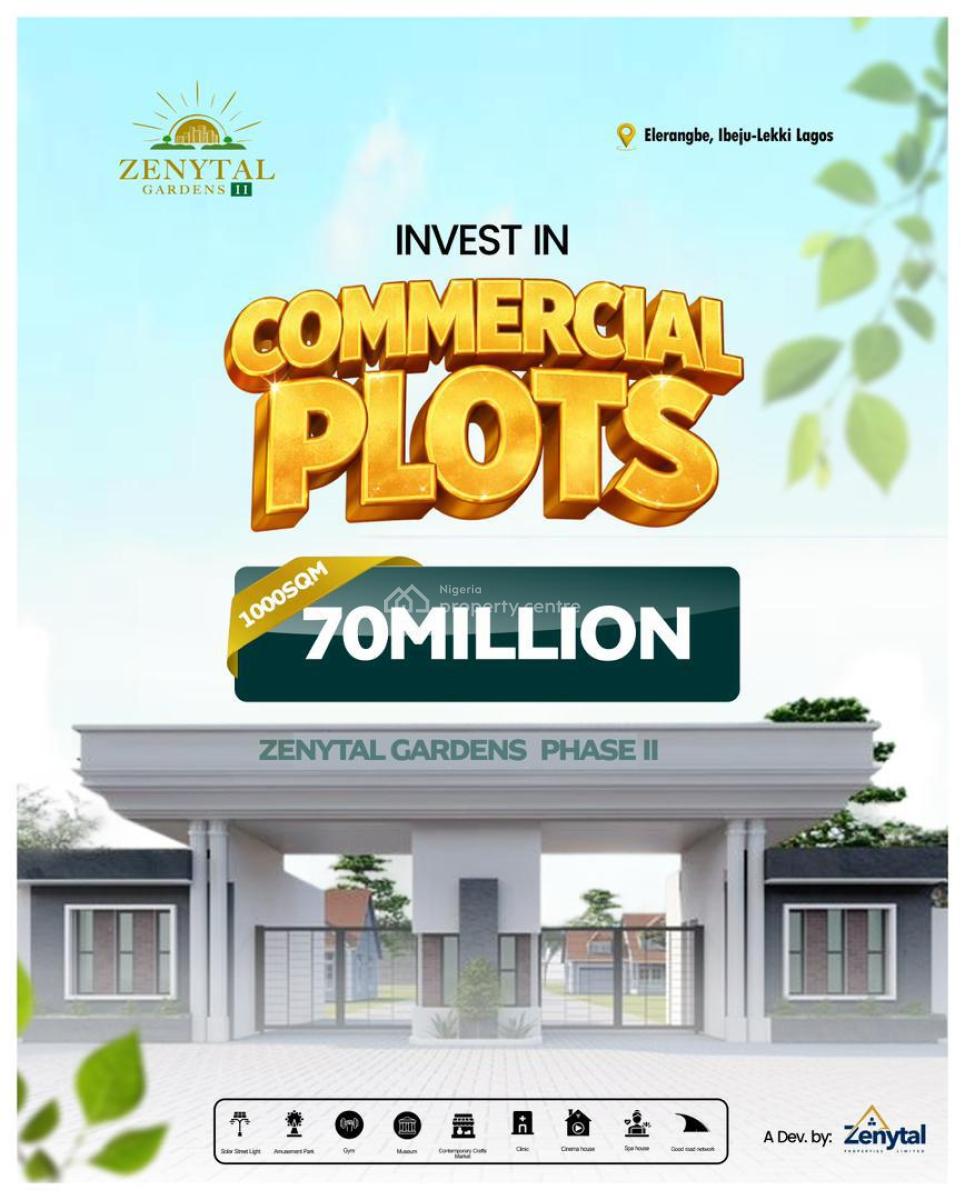 Government Allocated C of O, Zenytal, Ibeju Lekki, Lagos, Commercial Land for Sale
