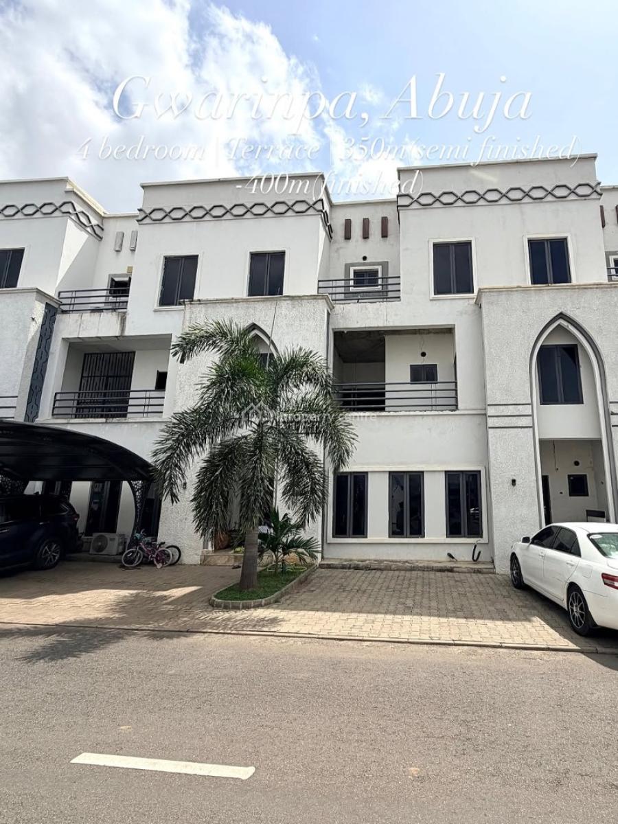 4 Bedroom Terrace Duplex, Gwarinpa, Abuja, Terraced Duplex for Sale