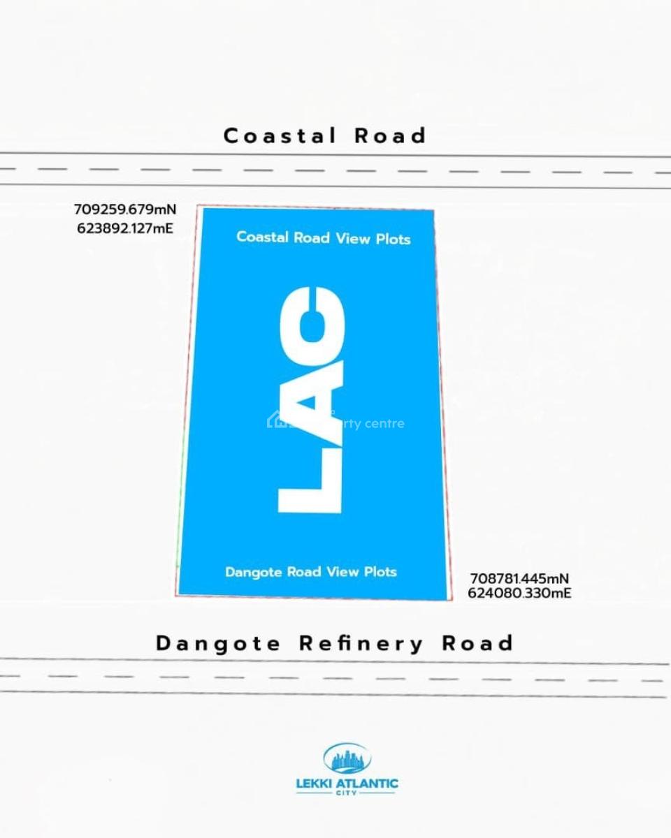 Strategic Commercial Plots in a Fast-growing Coastal Estate, Lekki Atlantic City / Off Dangote Refinery Road, Ibeju Lekki, Lagos, Commercial Land for Sale